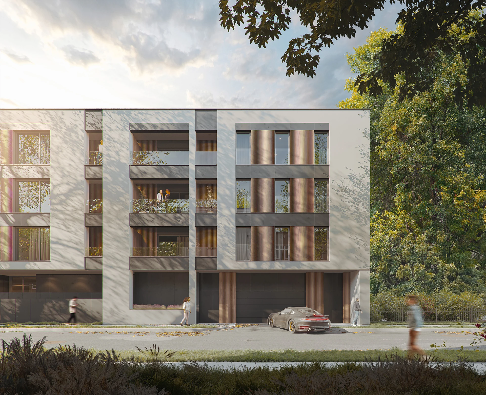 Wizualizacja budynku inwestycji Verde Casa
