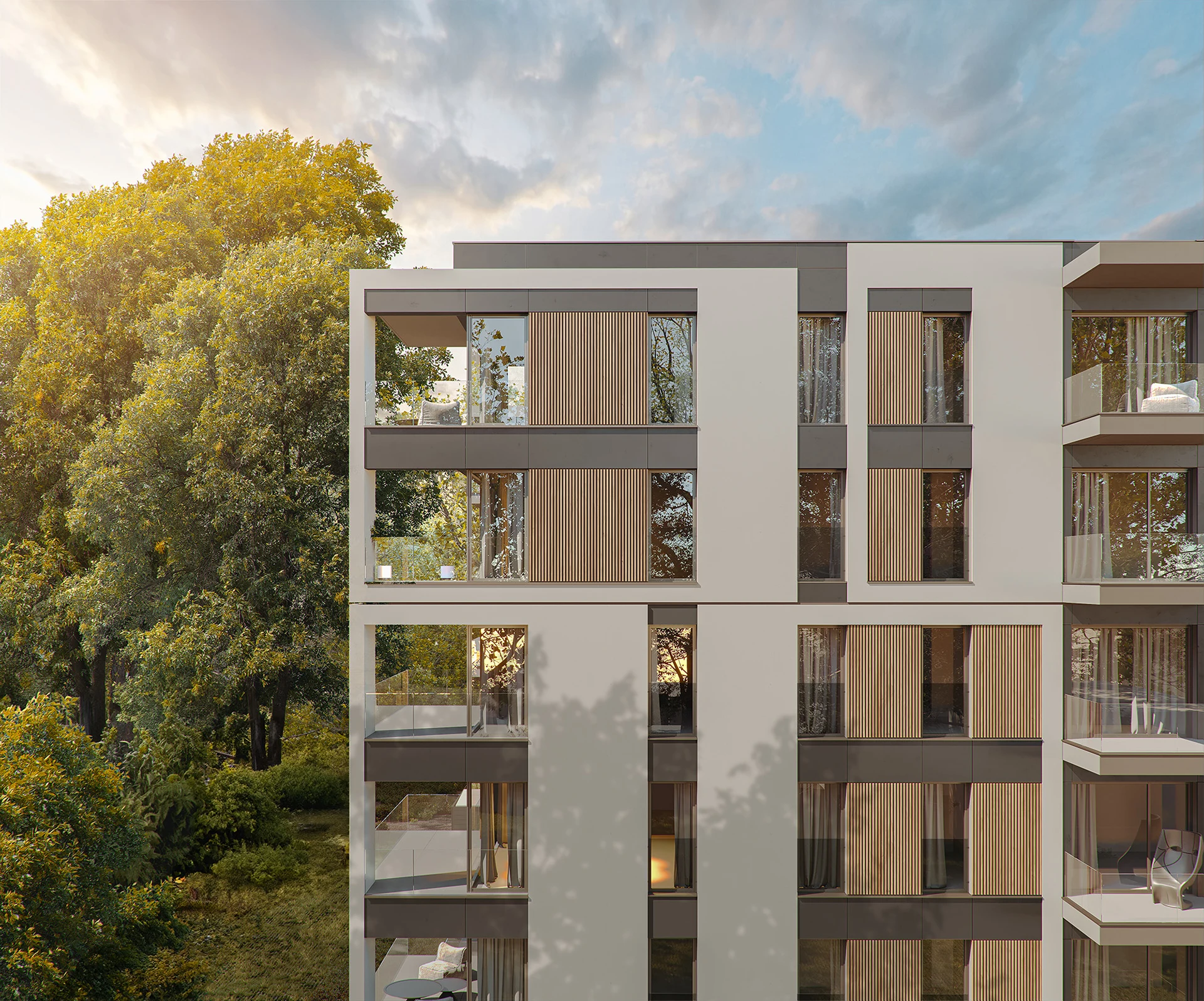 Wizualizacja budynku inwestycji Verde Casa
