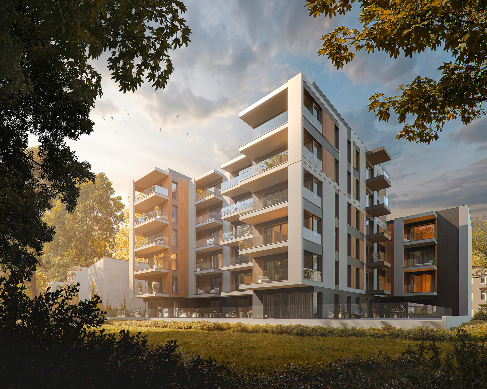 Wizualizacja budynku inwestycji Verde Casa