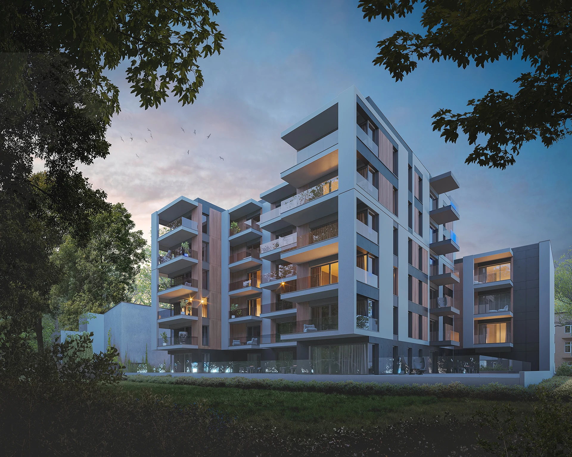 Wizualizacja budynku inwestycji Verde Casa